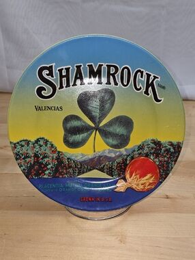 Oneida 8" Vintage Label Collection Plate Shamrock Valencias